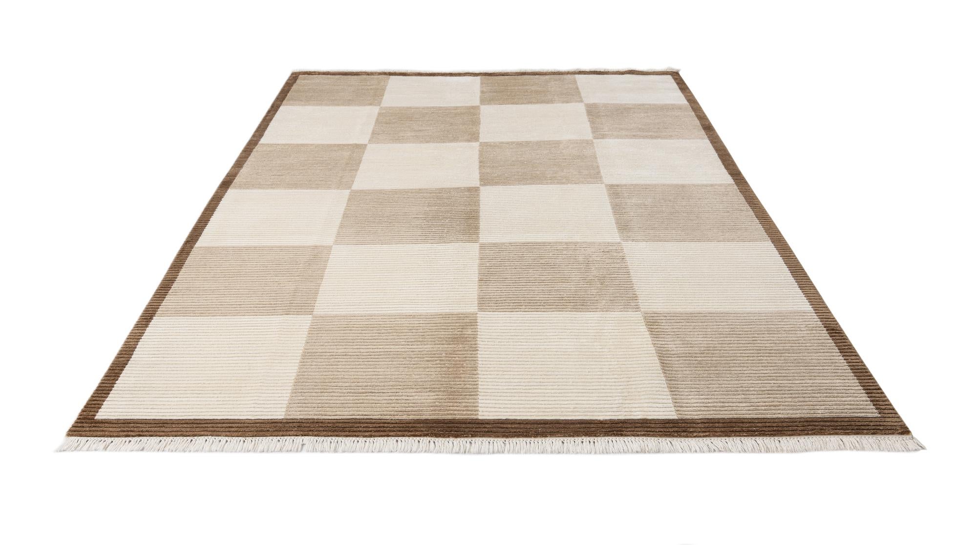 6' 5 x 9' 7 Hand Knotted Darya Wool Rug
