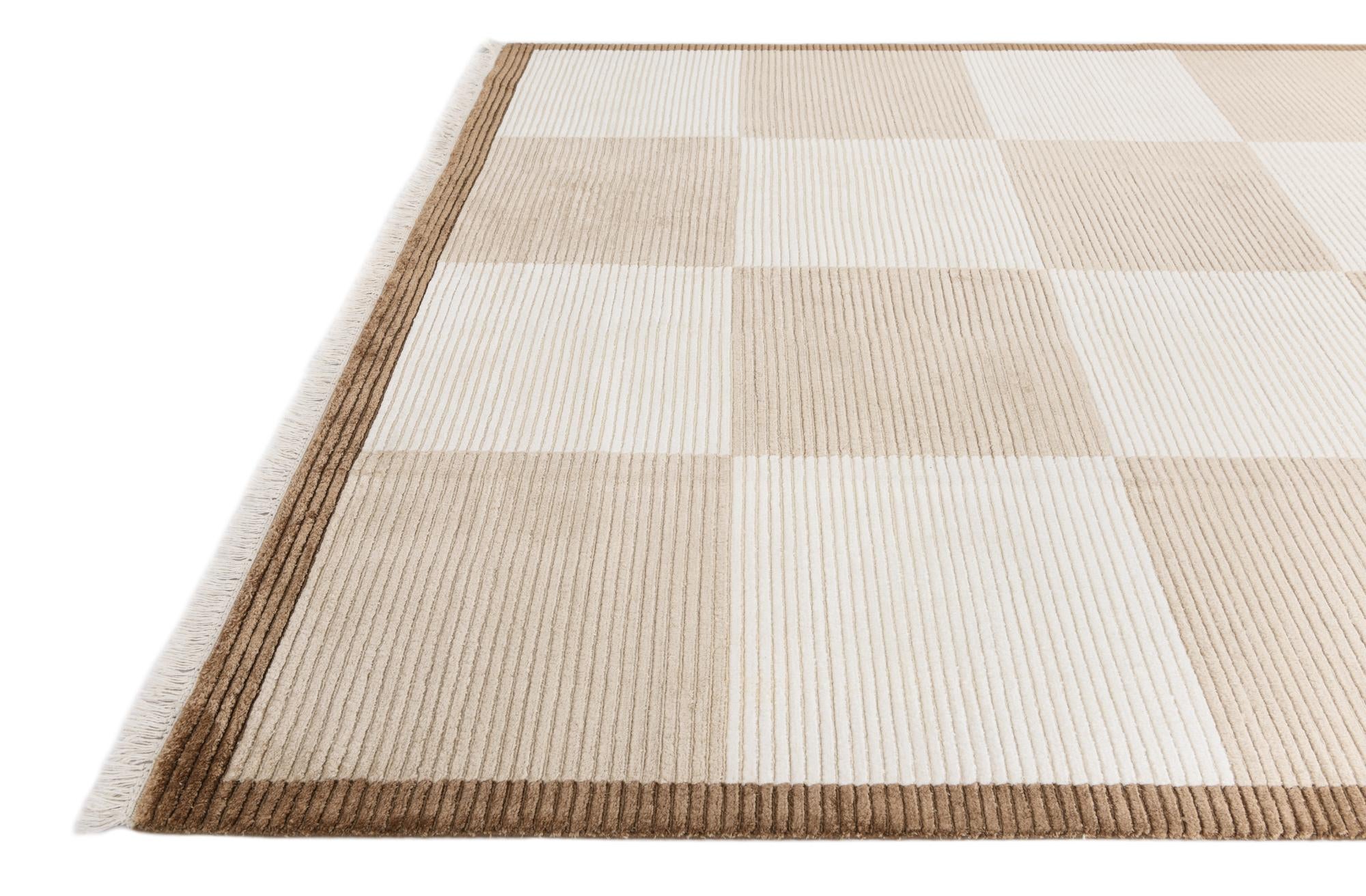 6' 5 x 9' 7 Hand Knotted Darya Wool Rug