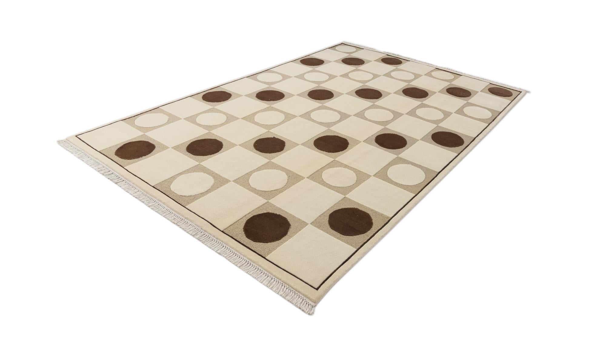 6' 6 x 9' 10 Hand Knotted Darya Wool Rug