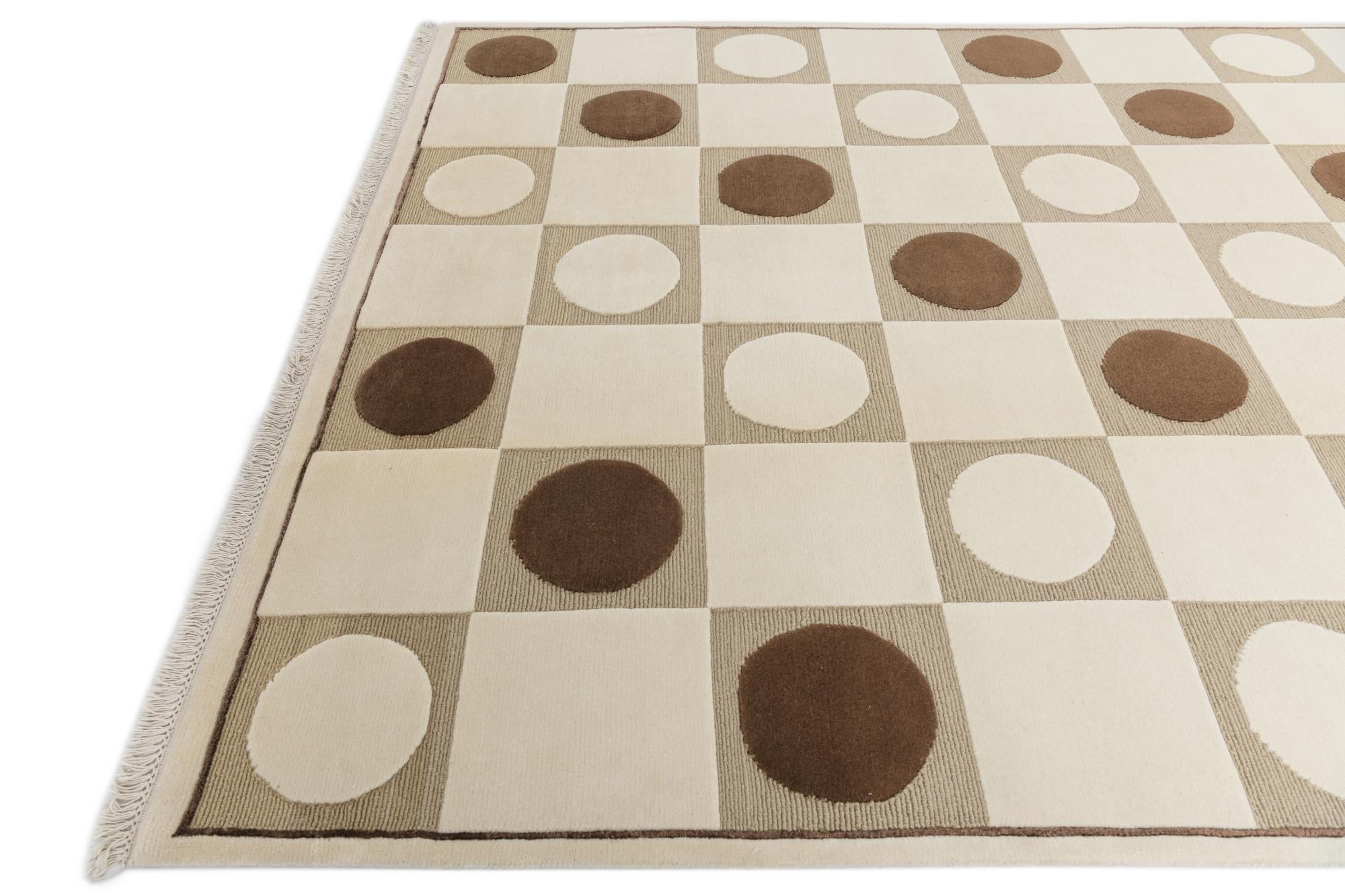 6' 6 x 9' 10 Hand Knotted Darya Wool Rug
