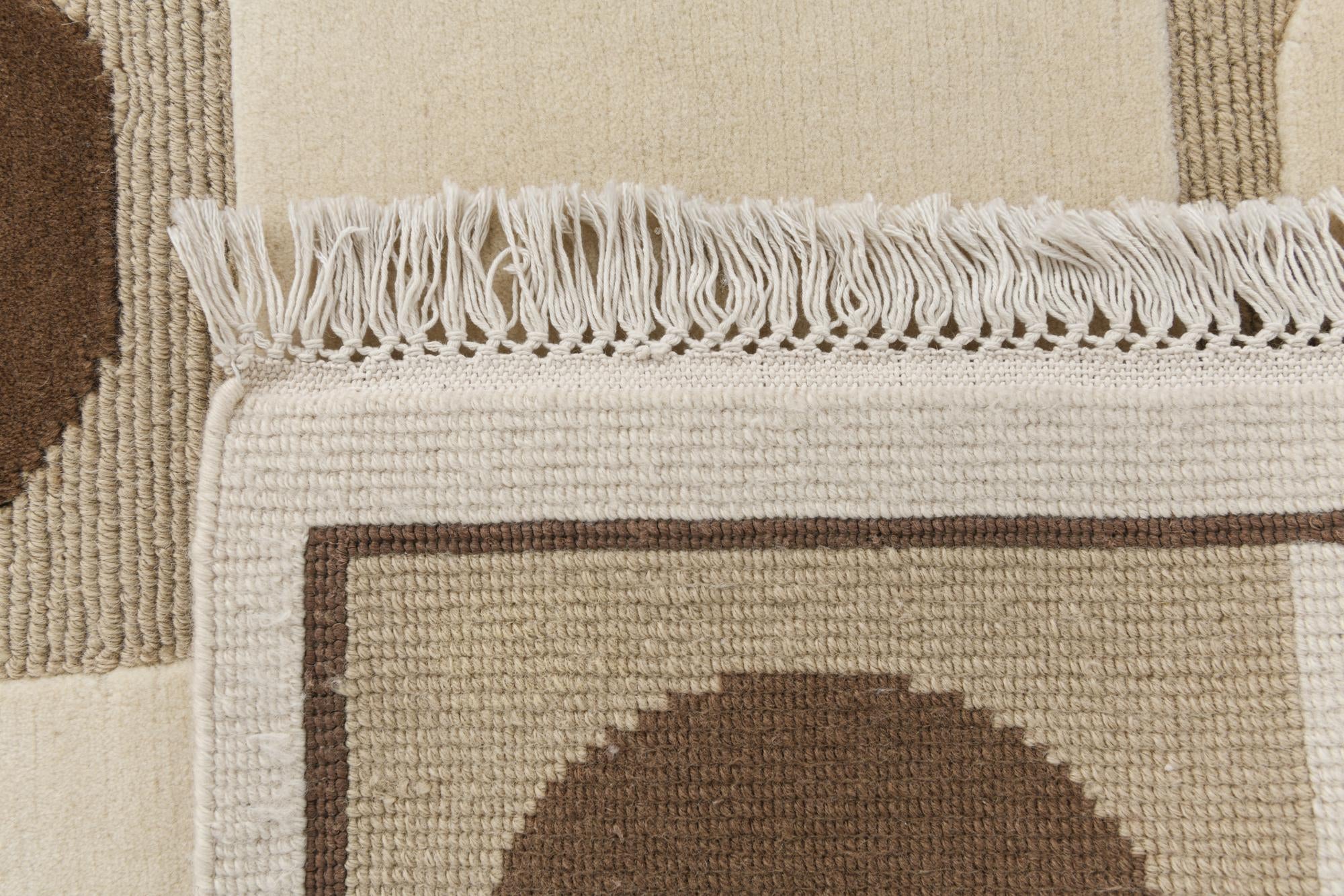 6' 6 x 9' 10 Hand Knotted Darya Wool Rug
