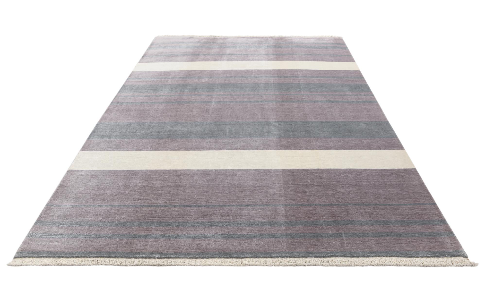 6' 7 x 9' 10 Hand Knotted Darya Wool Rug