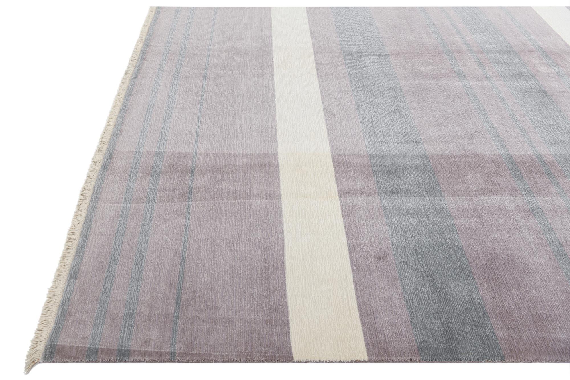 6' 7 x 9' 10 Hand Knotted Darya Wool Rug