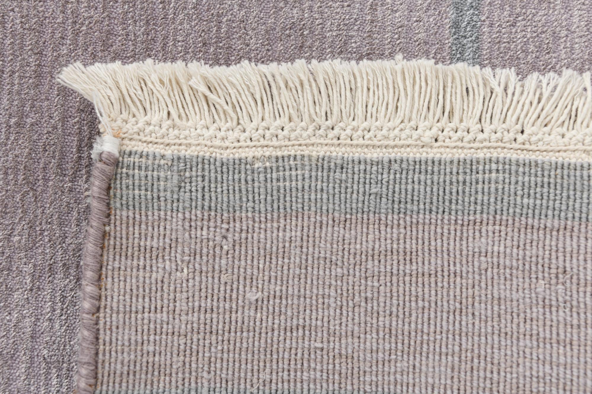 6' 7 x 9' 10 Hand Knotted Darya Wool Rug
