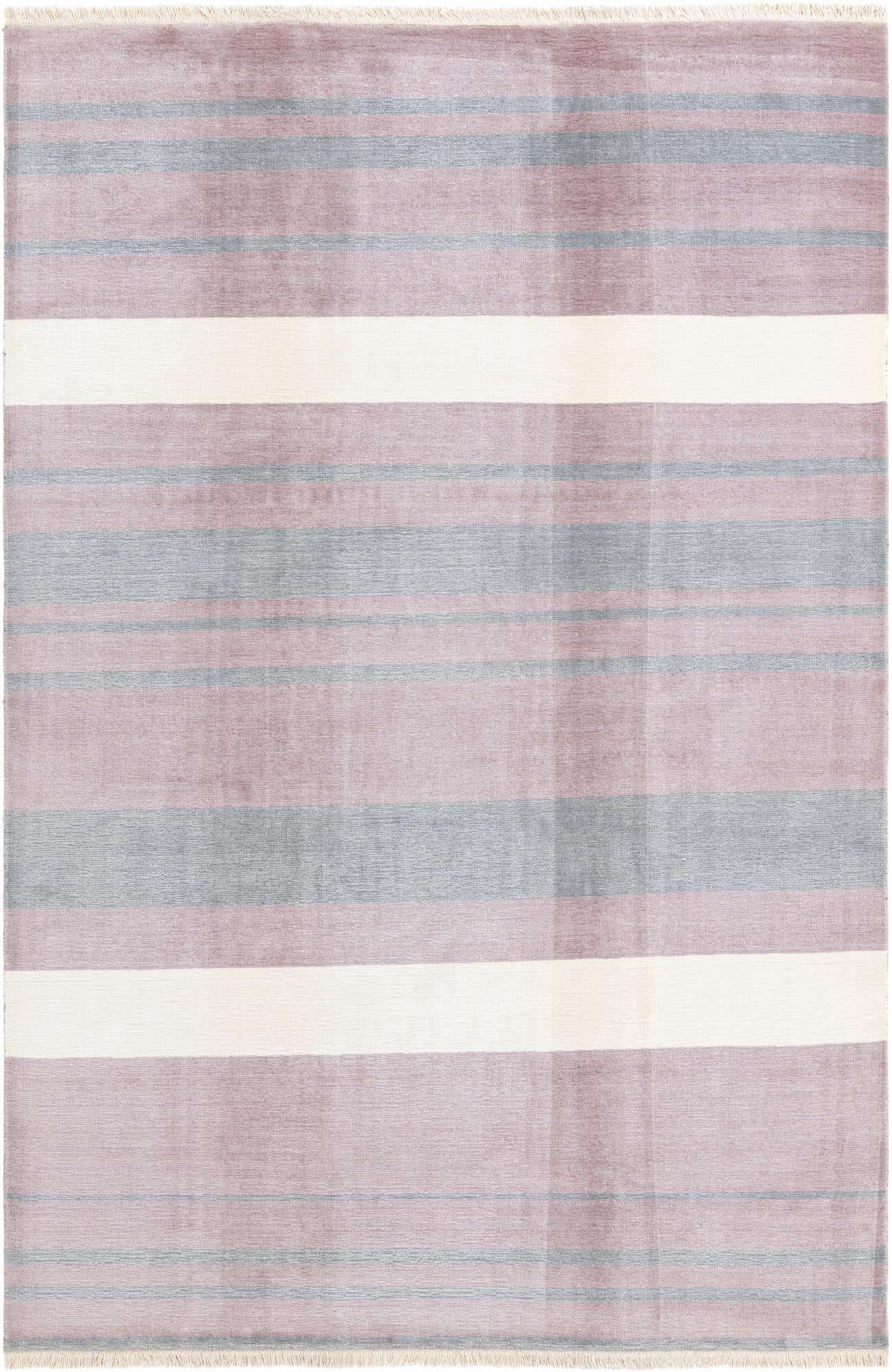 6' 7 x 9' 10 Hand Knotted Darya Wool Rug