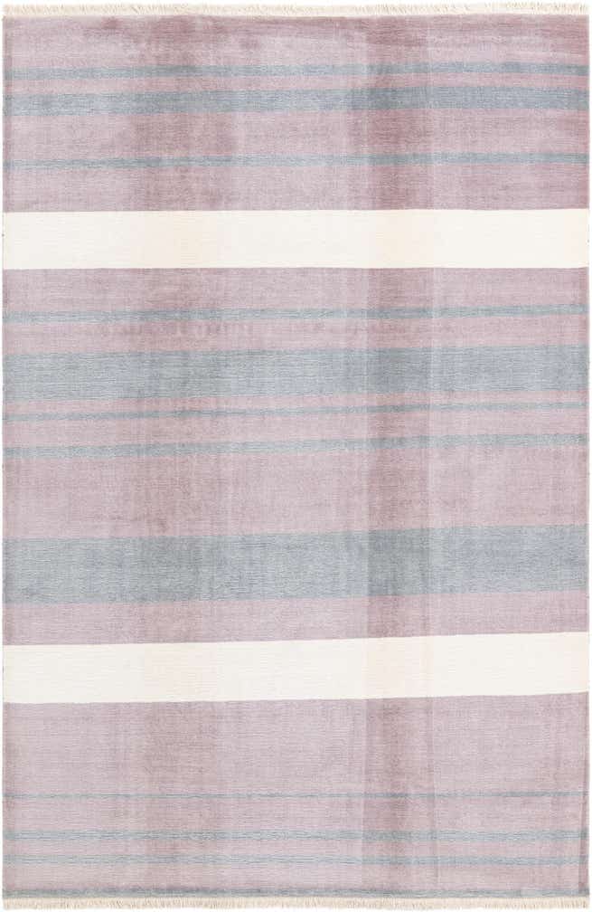 6' 7 x 9' 10 Hand Knotted Darya Wool Rug