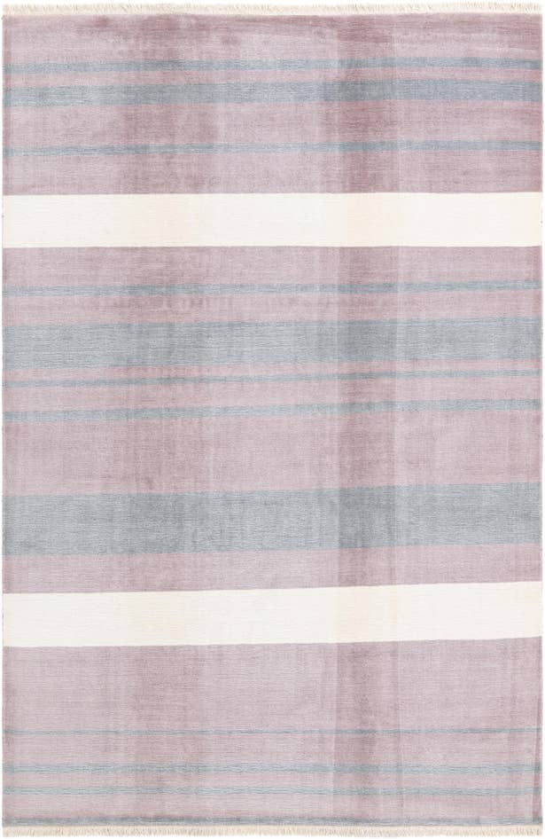 Detail image of 6' 7 x 9' 10 Hand Knotted Darya Wool Rug