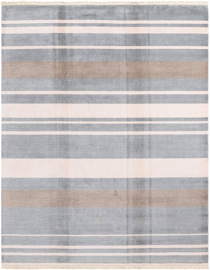 Detail image of 6' 7 x 9' 10 Hand Knotted Darya Wool Rug