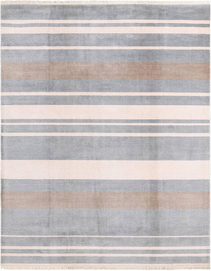 Detail image of 6' 7 x 9' 10 Hand Knotted Darya Wool Rug