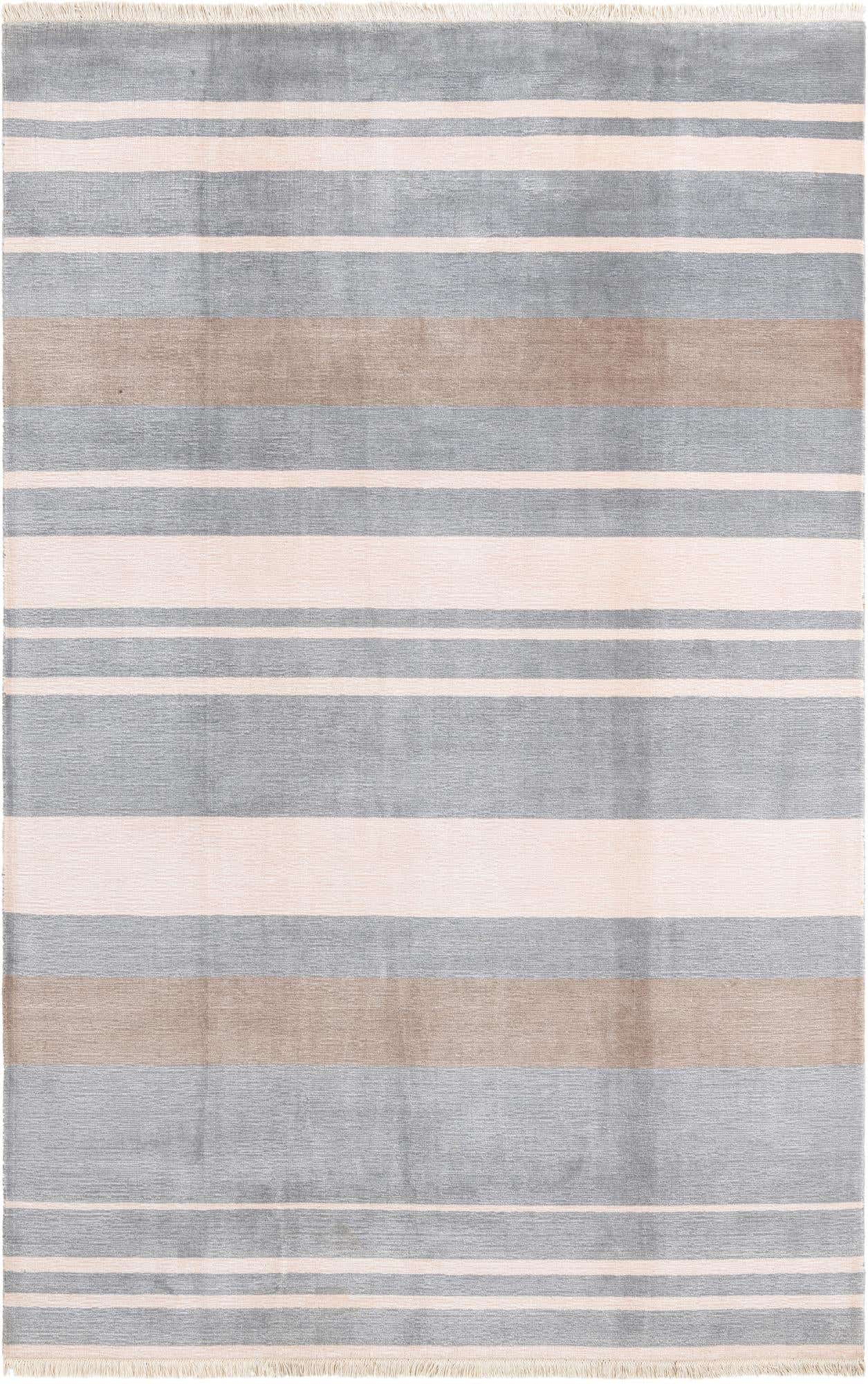 6' 7 x 9' 10 Hand Knotted Darya Wool Rug