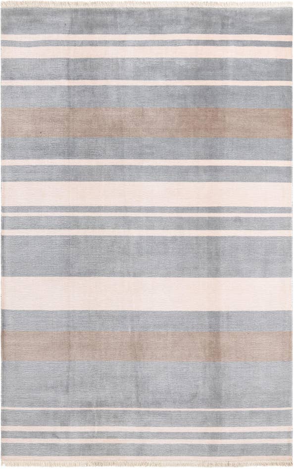 Detail image of 6' 7 x 9' 10 Hand Knotted Darya Wool Rug