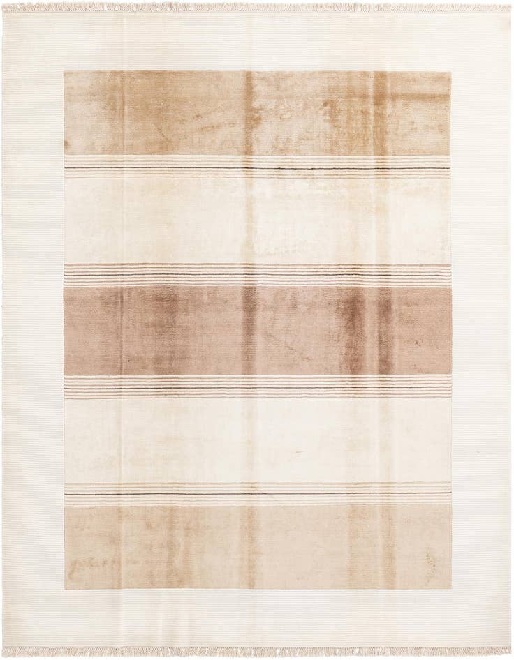 Detail image of 6' 10 x 9' 5 Hand Knotted Darya Wool Rug