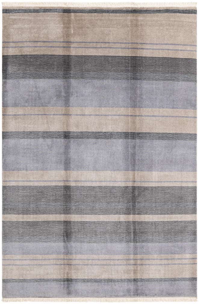 6' 6 x 9' 9 Hand Knotted Darya Wool Rug