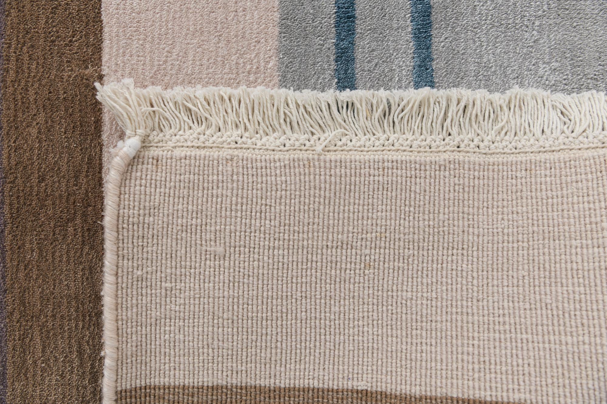 6' 6 x 9' 9 Hand Knotted Darya Wool Rug