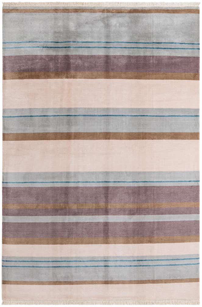 6' 6 x 9' 9 Hand Knotted Darya Wool Rug