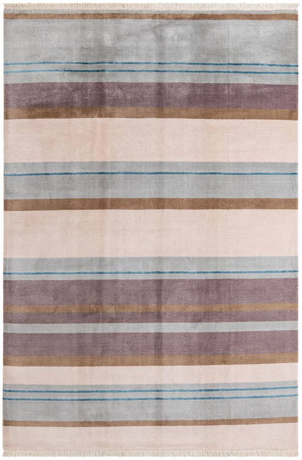 Detail image of 6' 6 x 9' 9 Hand Knotted Darya Wool Rug