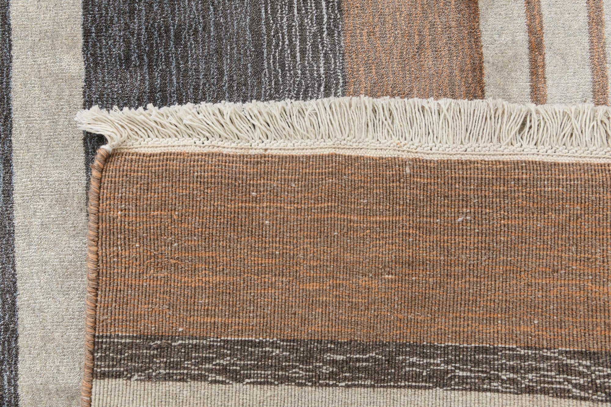 6' 6 x 9' 9 Hand Knotted Darya Wool Rug