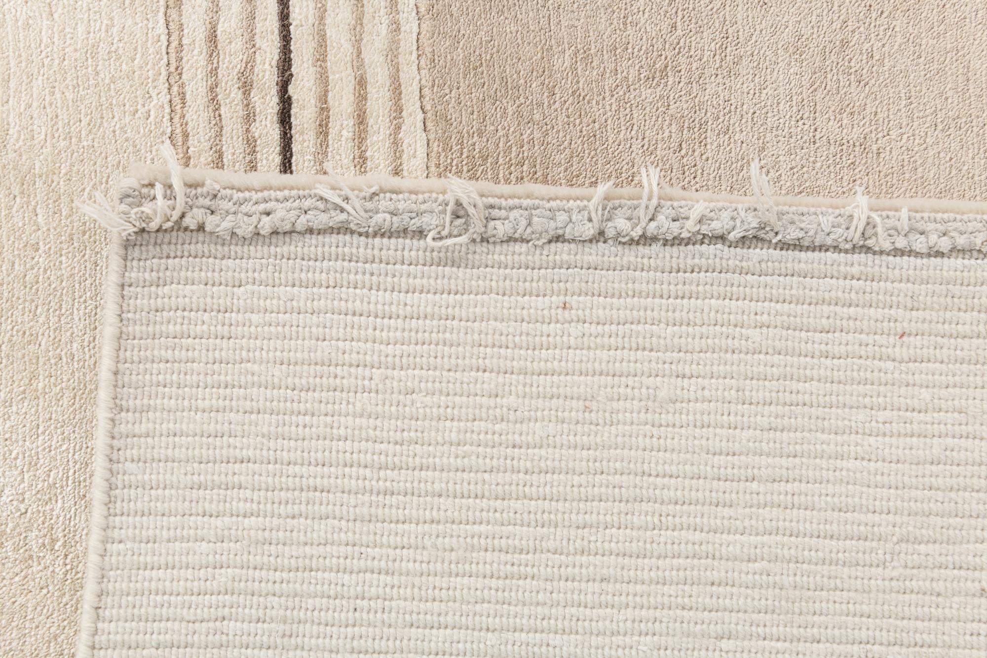 6' 10 x 9' 6 Hand Knotted Darya Wool Rug