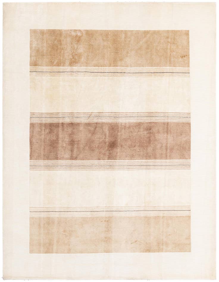 Detail image of 6' 10 x 9' 6 Hand Knotted Darya Wool Rug