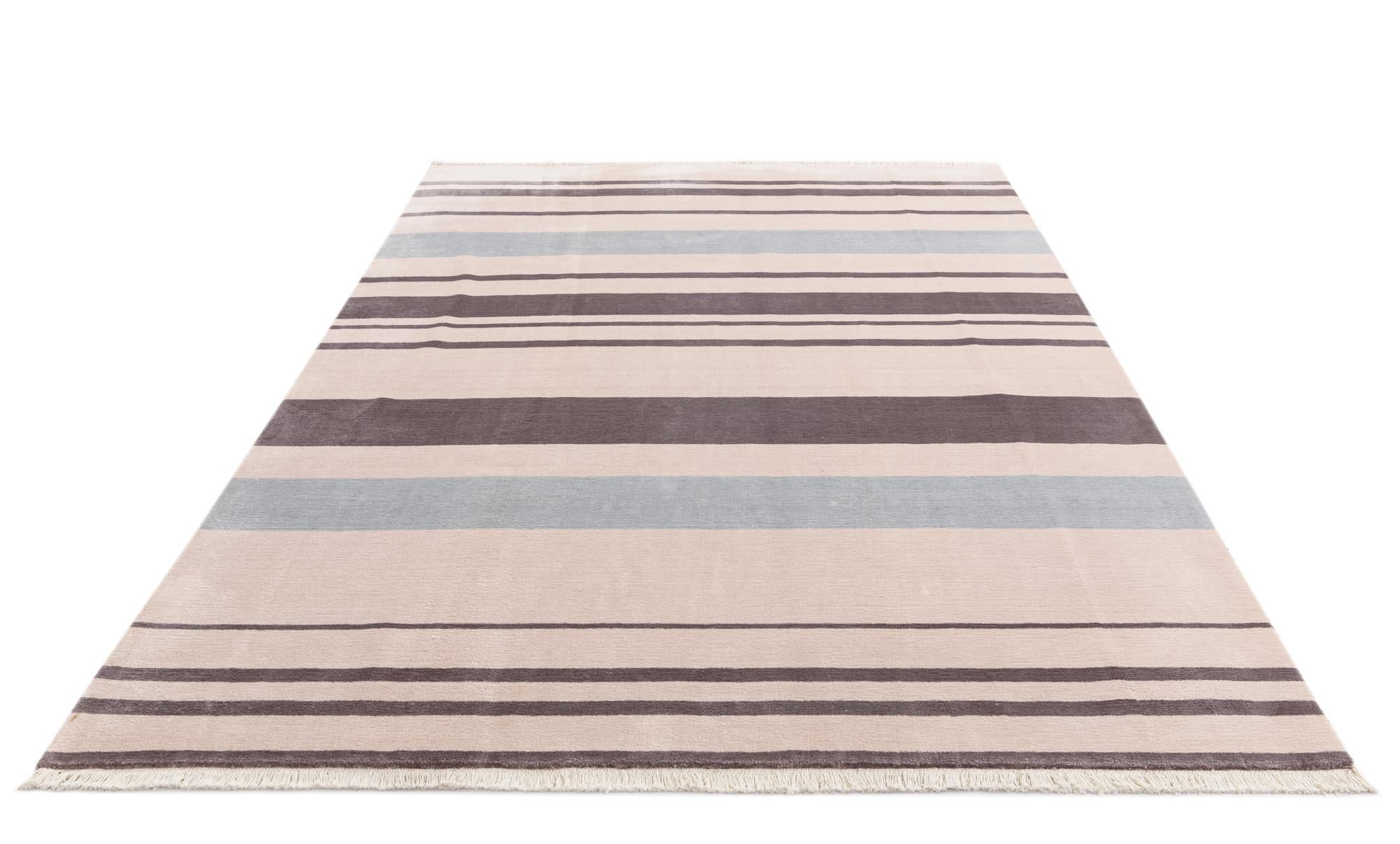 6' 7 x 9' 9 Hand Knotted Darya Wool Rug