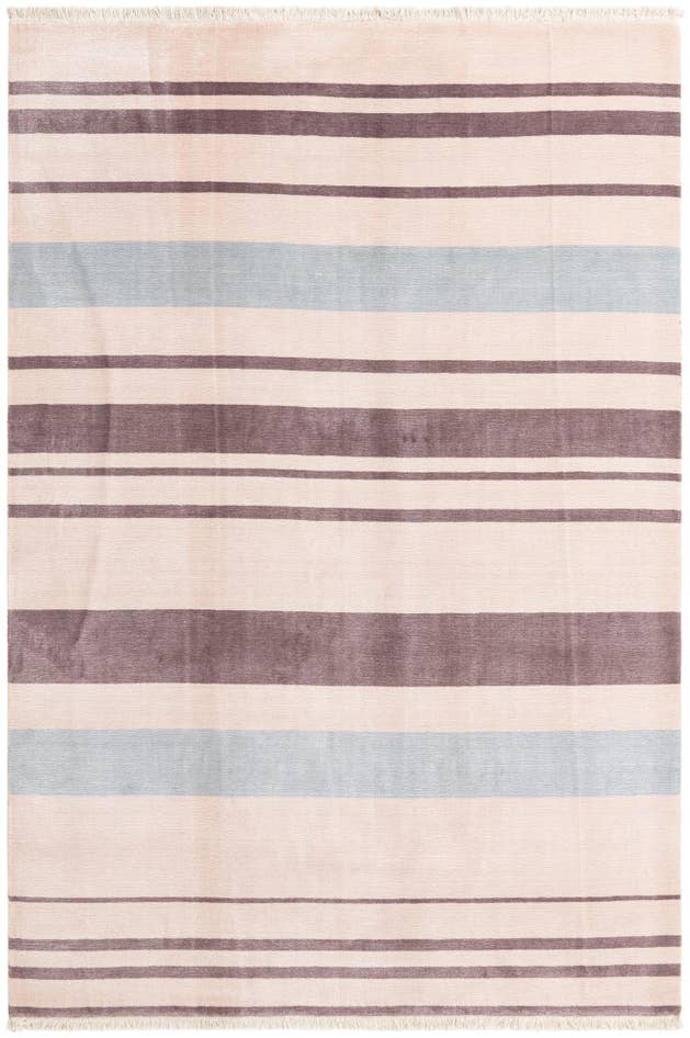 Detail image of 6' 7 x 9' 9 Hand Knotted Darya Wool Rug