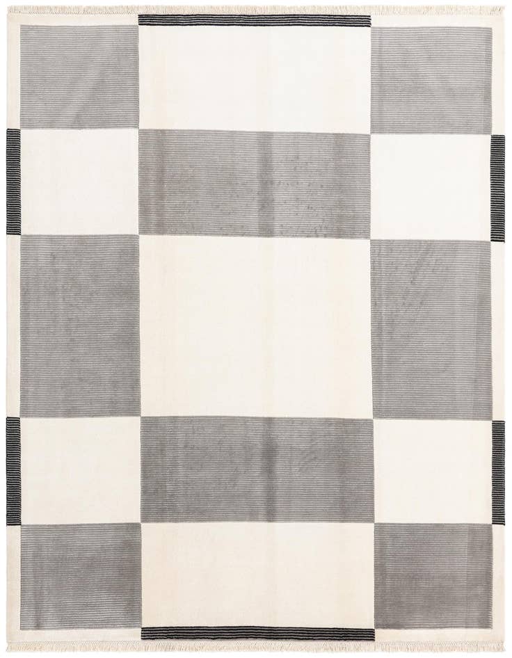 Detail image of 6' 10 x 9' 5 Hand Knotted Darya Wool Rug