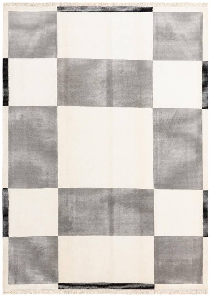 Detail image of 6' 10 x 9' 5 Hand Knotted Darya Wool Rug
