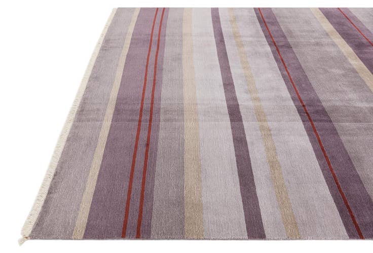 Detail image of 6' 7 x 9' 10 Hand Knotted Darya Wool Rug