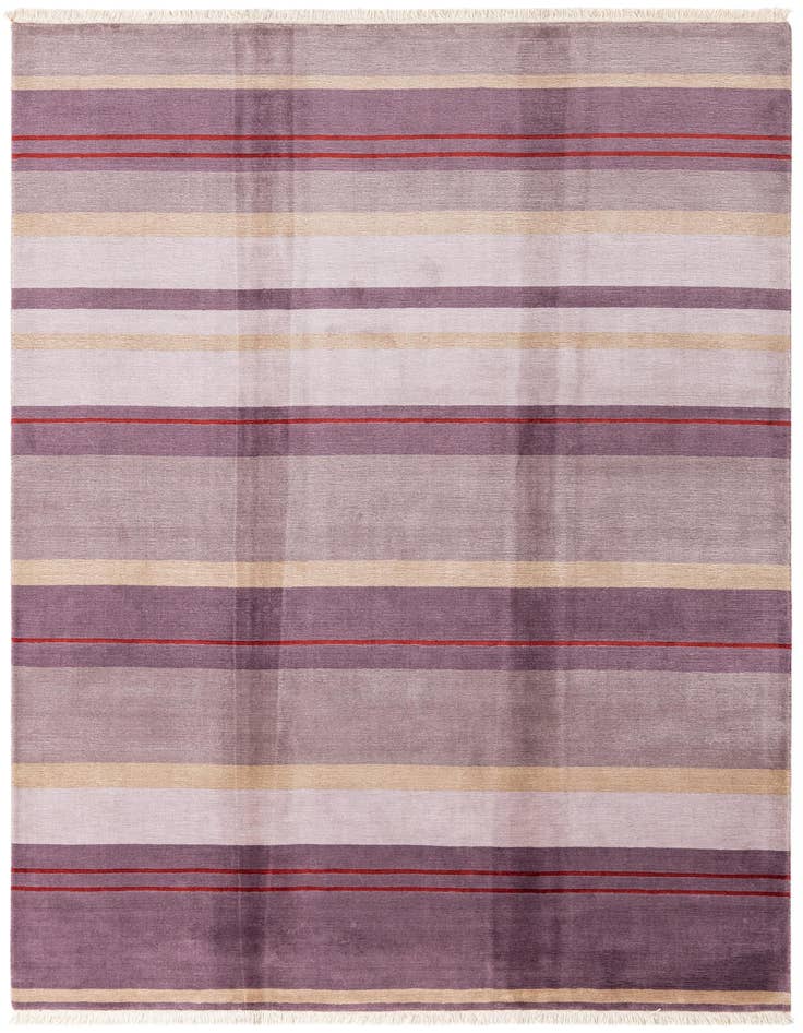 Detail image of 6' 7 x 9' 10 Hand Knotted Darya Wool Rug