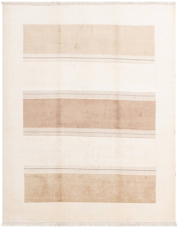 Detail image of 6' 9 x 9' 5 Hand Knotted Darya Wool Rug
