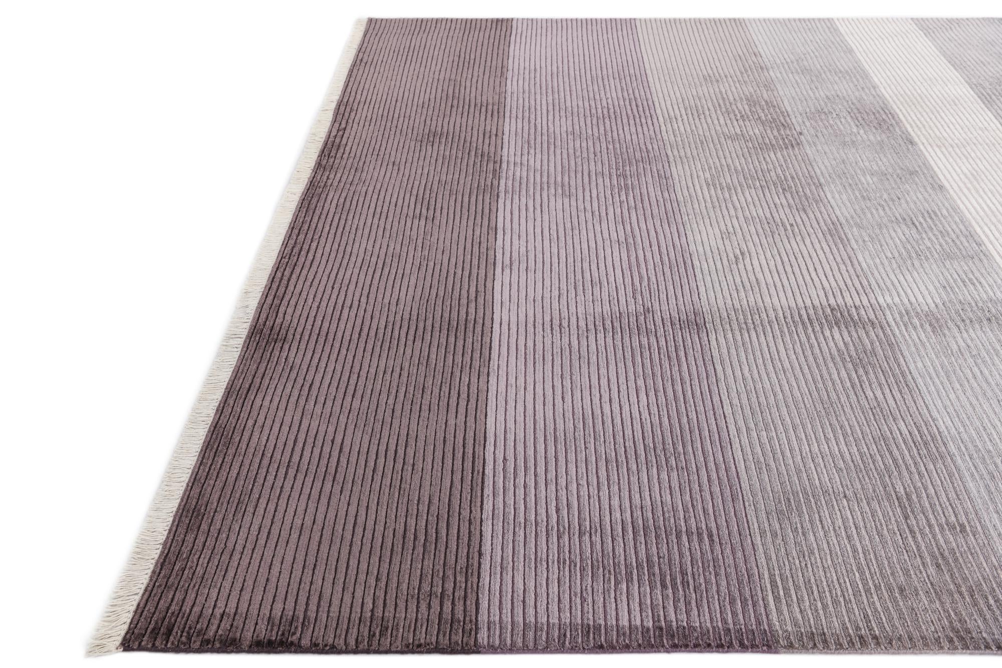 6' 7 x 10' Hand Knotted Darya Wool Rug