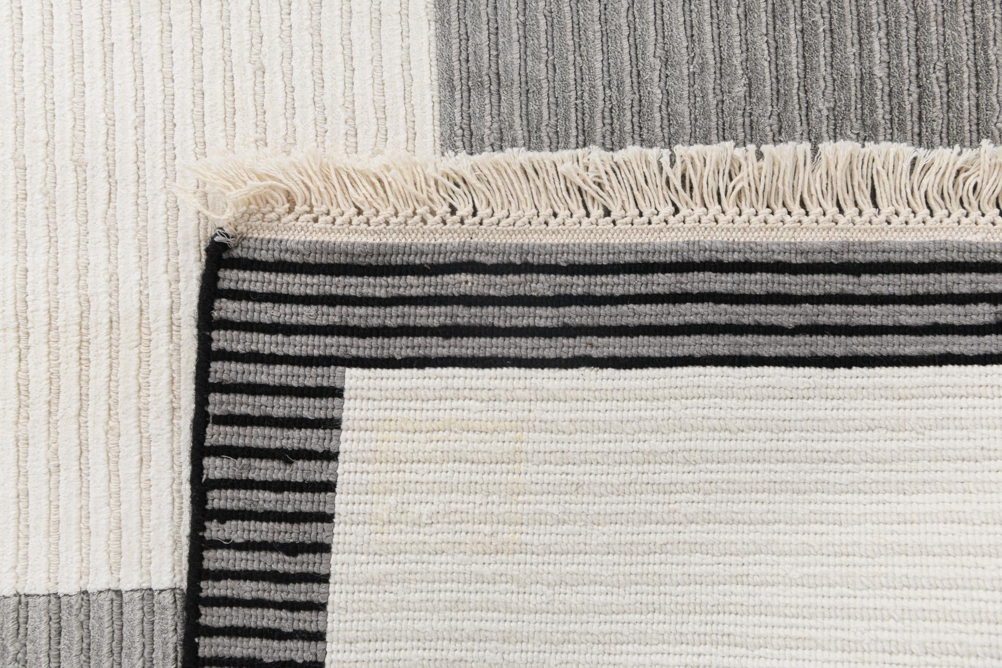 6' 6 x 9' 11 Hand Knotted Darya Wool Rug