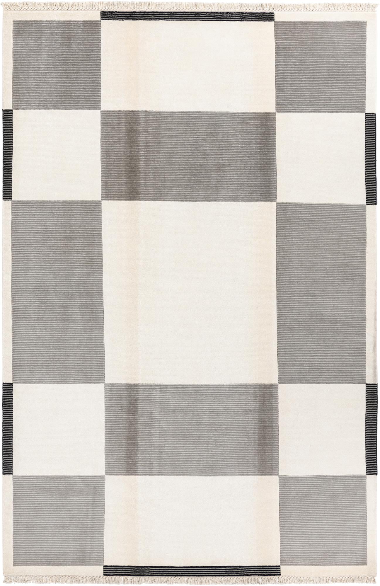 6' 7 x 10' Hand Knotted Darya Wool Rug