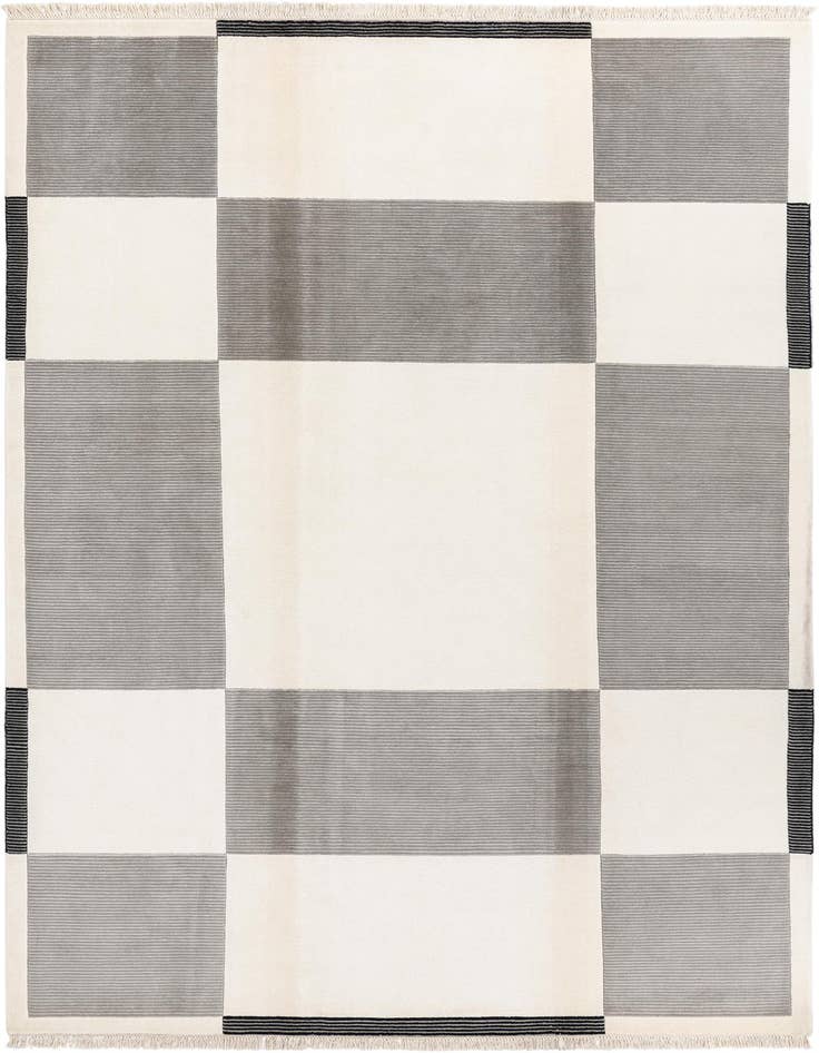 Detail image of 6' 7 x 10' Hand Knotted Darya Wool Rug