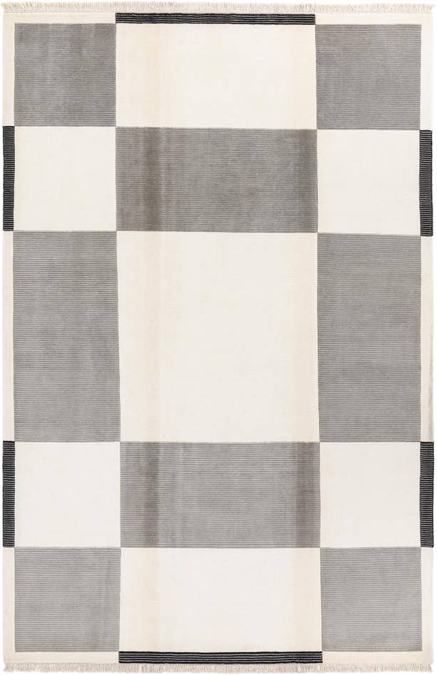Detail image of 6' 7 x 10' Hand Knotted Darya Wool Rug