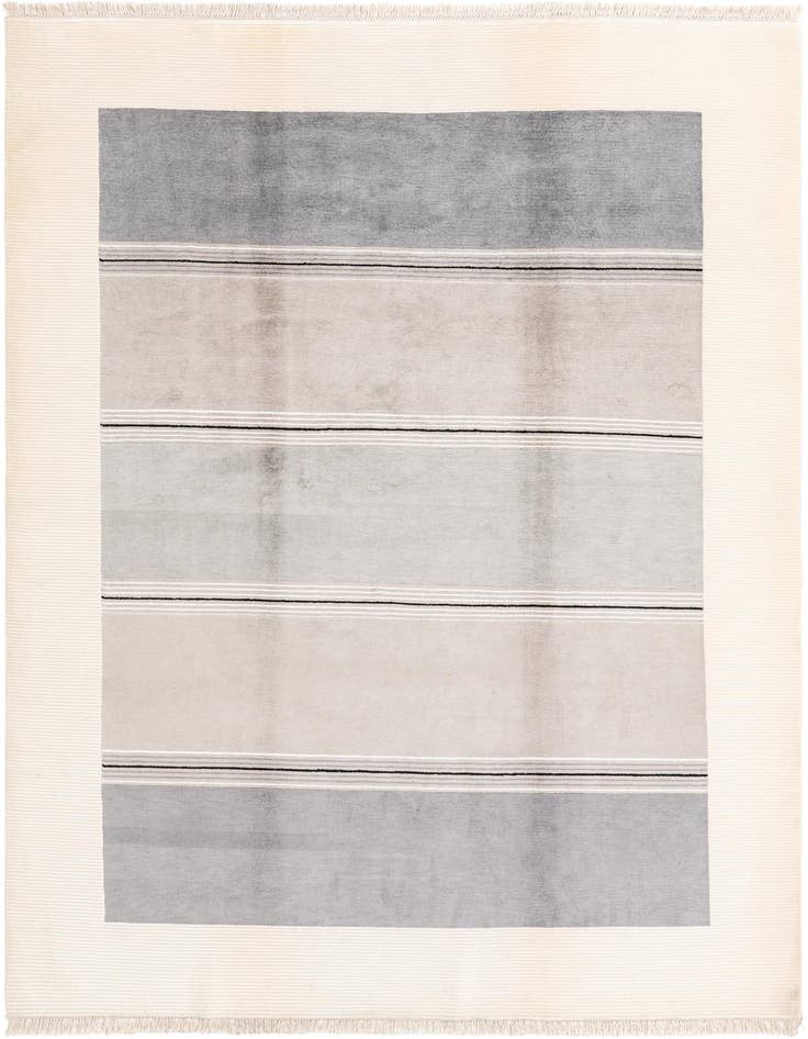 Detail image of 6' 11 x 9' 4 Hand Knotted Darya Wool Rug