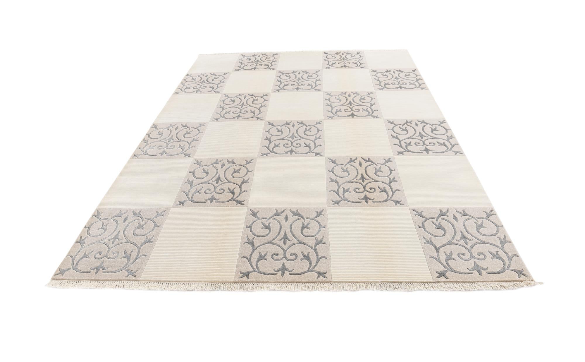 6' 7 x 9' 10 Hand Knotted Darya Wool Rug