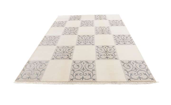 6' 7 x 9' 10 Hand Knotted Darya Wool Rug