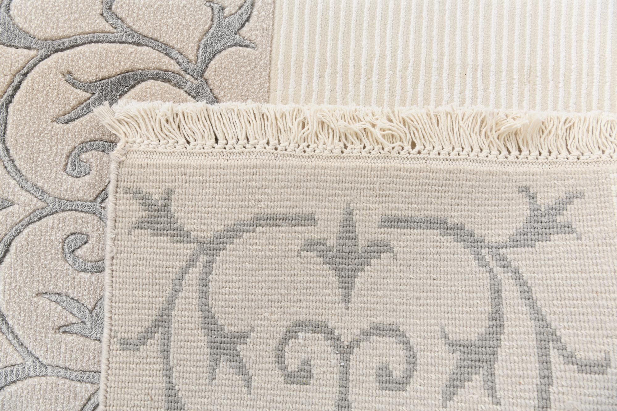 6' 7 x 9' 10 Hand Knotted Darya Wool Rug