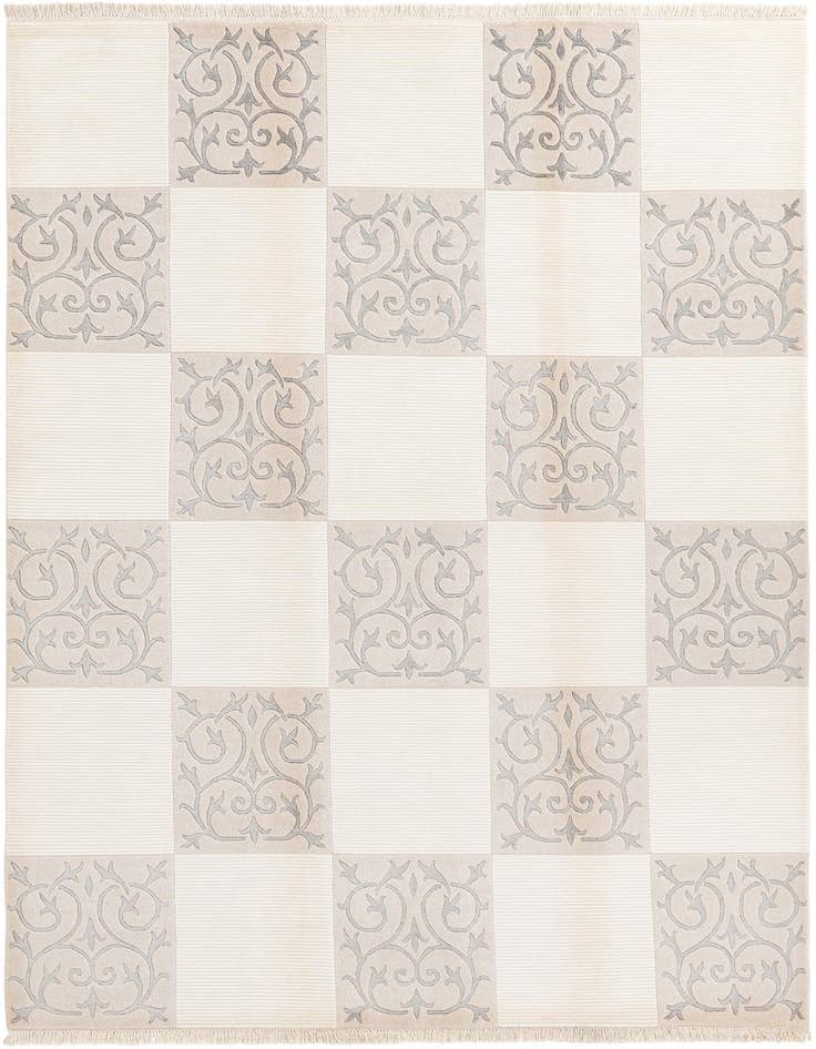 Detail image of 6' 7 x 9' 10 Hand Knotted Darya Wool Rug