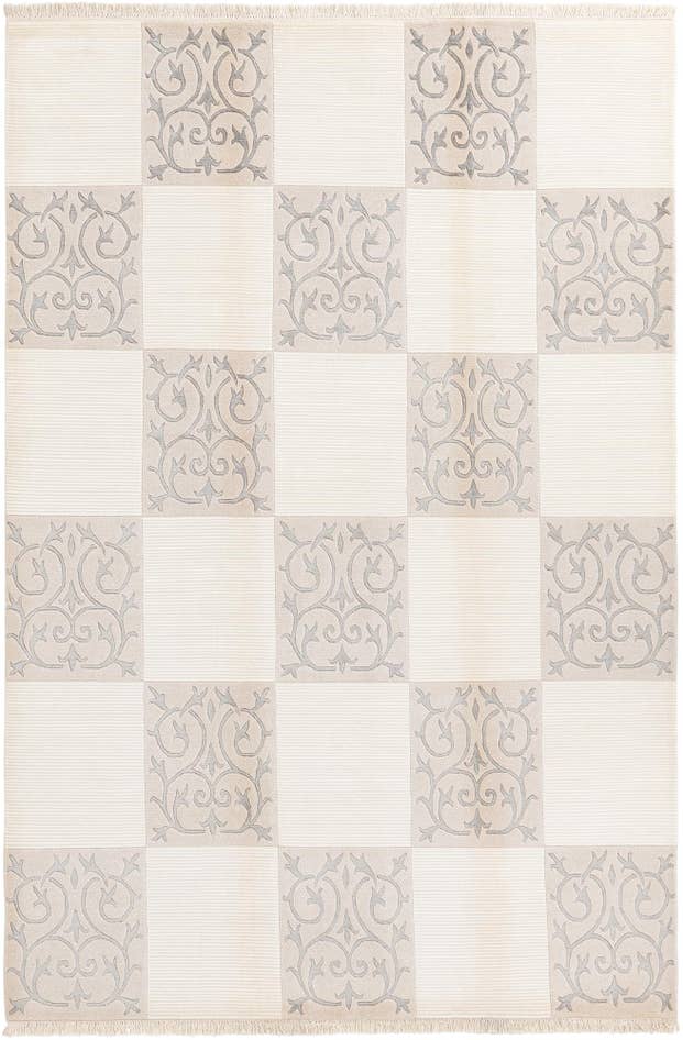 Detail image of 6' 7 x 9' 10 Hand Knotted Darya Wool Rug