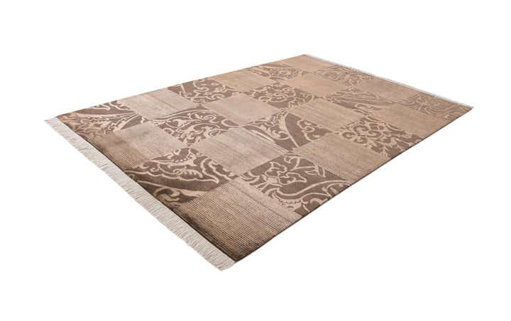 6' 9 x 10' Hand Knotted Darya Wool Rug