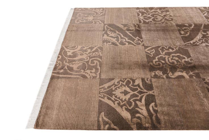 Detail image of 6' 9 x 10' Hand Knotted Darya Wool Rug