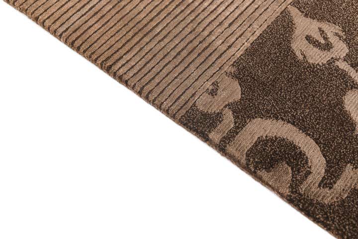 6' 9 x 10' Hand Knotted Darya Wool Rug