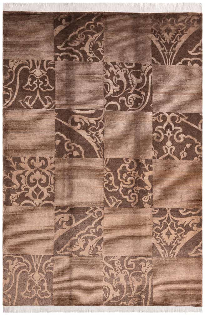 6' 9 x 10' Hand Knotted Darya Wool Rug