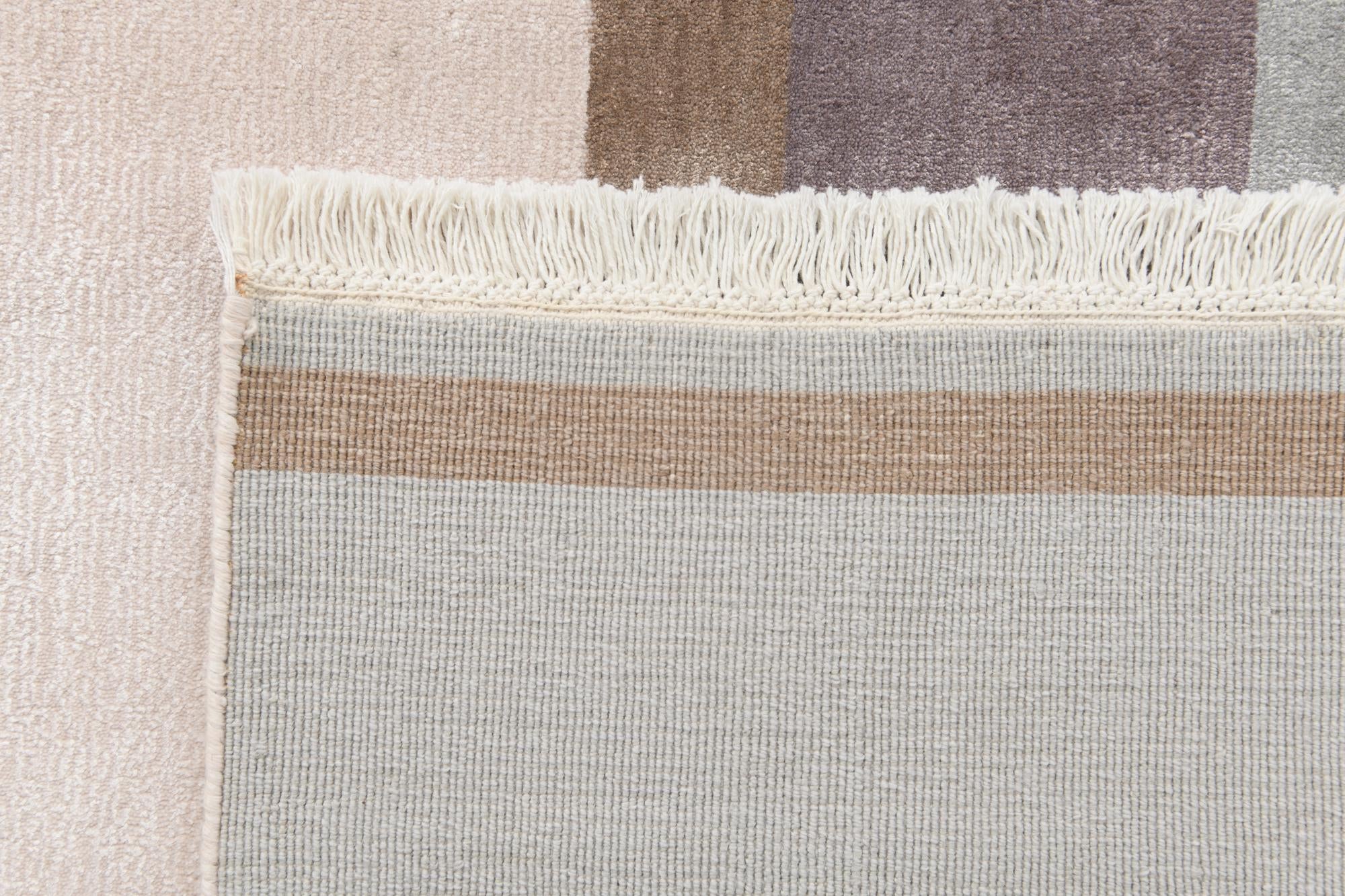 6' 6 x 9' 8 Hand Knotted Darya Wool Rug