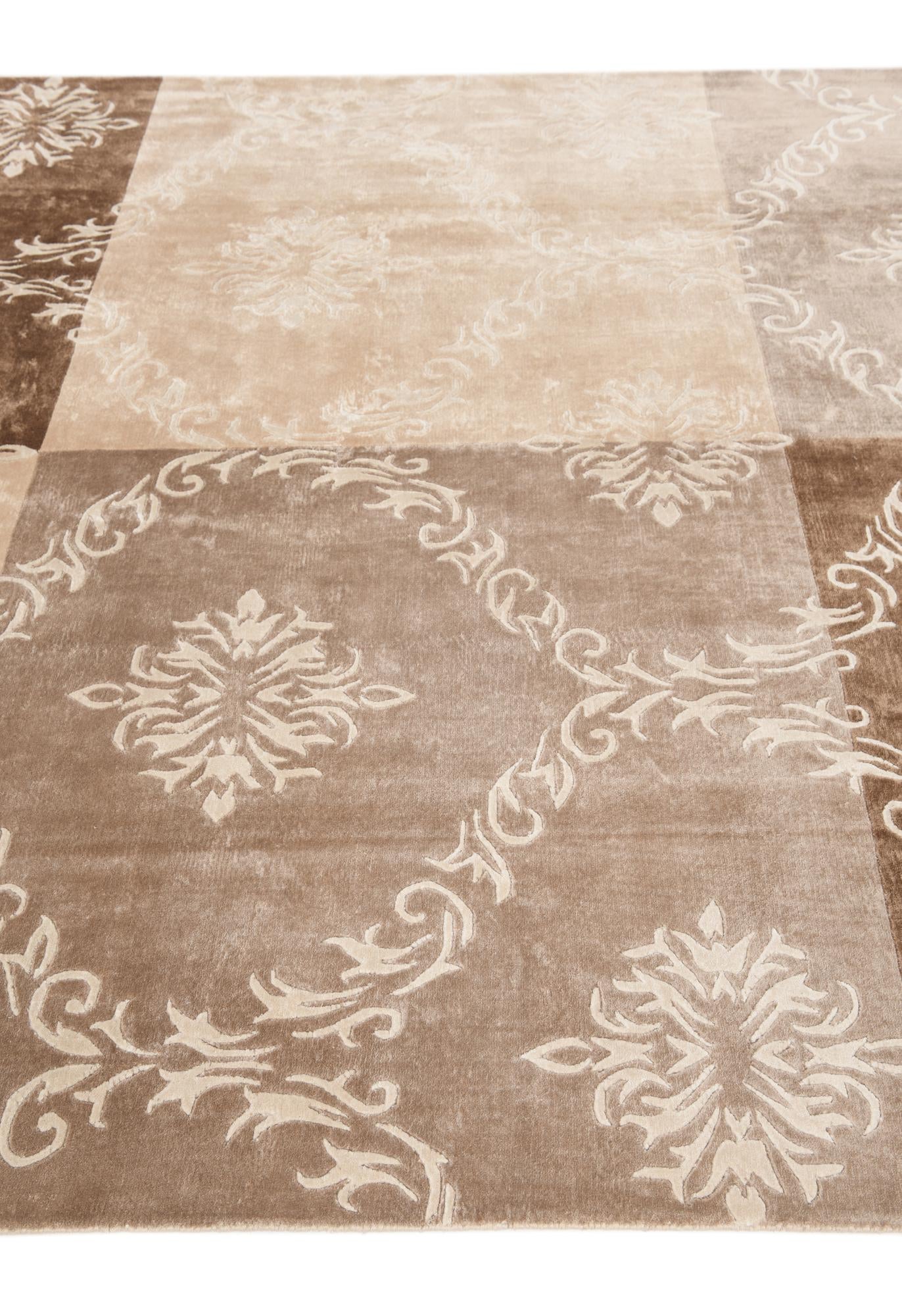6' 7 x 9' 10 Hand Knotted Darya Wool Rug