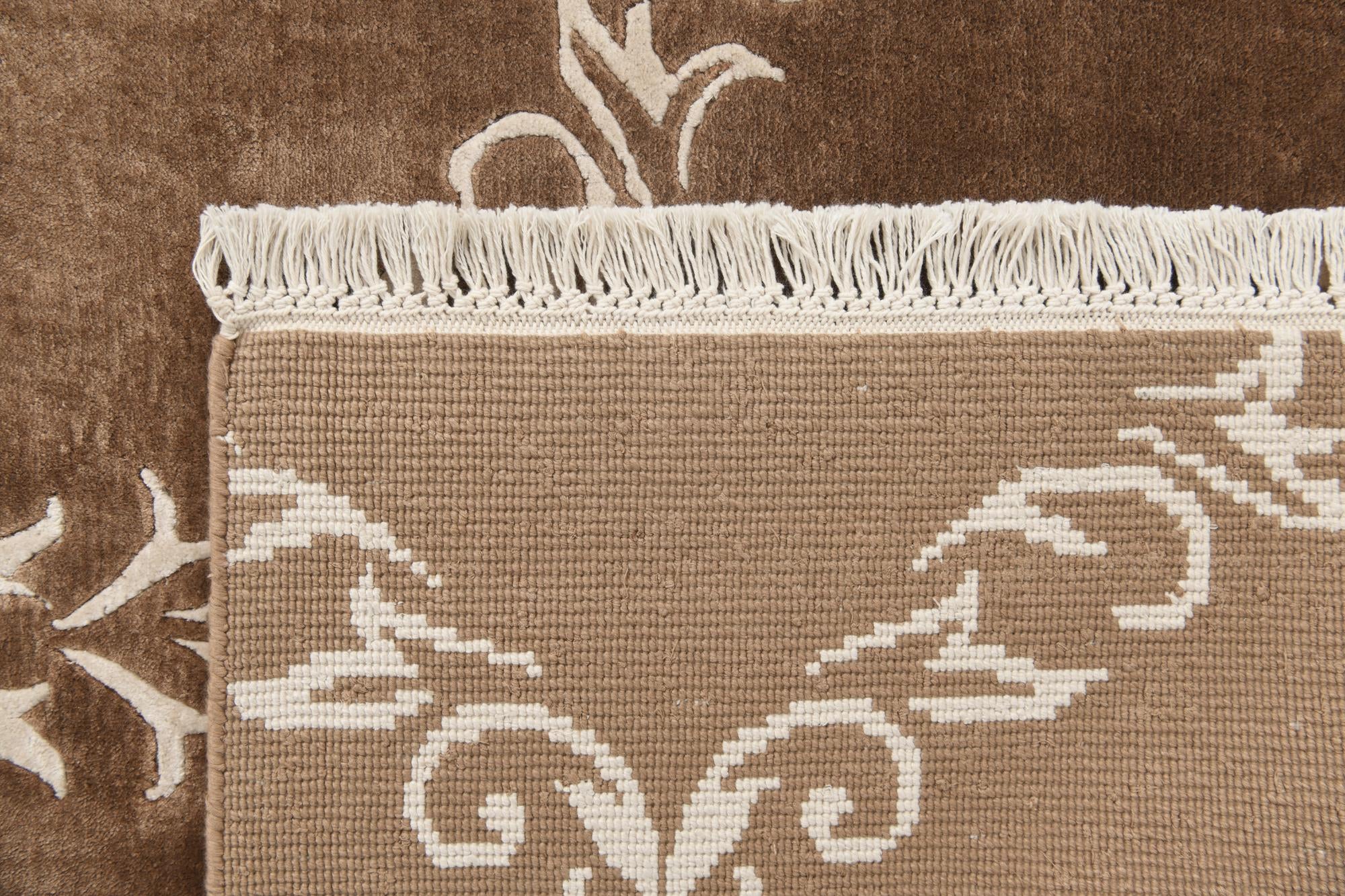 6' 7 x 9' 10 Hand Knotted Darya Wool Rug