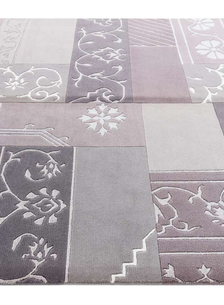 4' 6 x 6' 9 Hand Knotted Darya Wool Rug