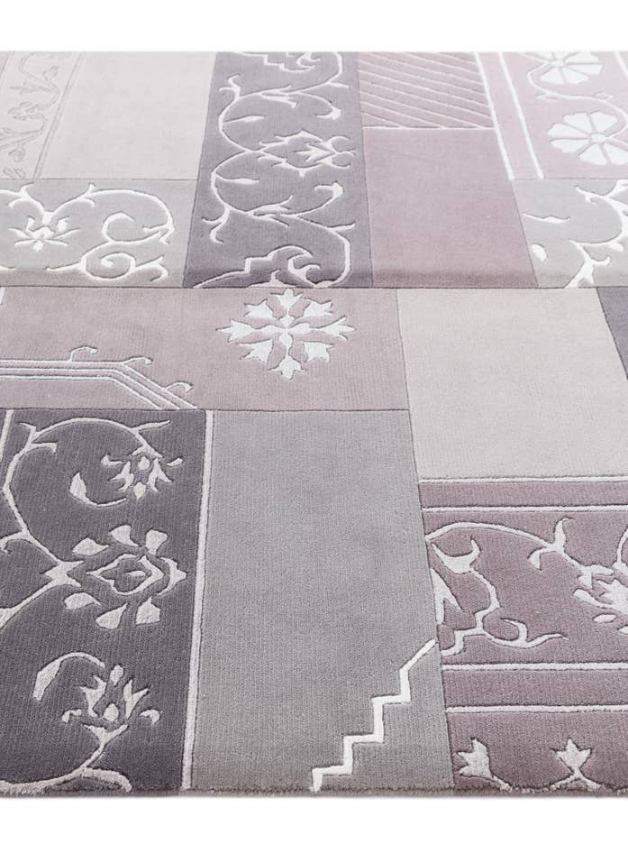 Detail image of 4' 6 x 6' 9 Hand Knotted Darya Wool Rug